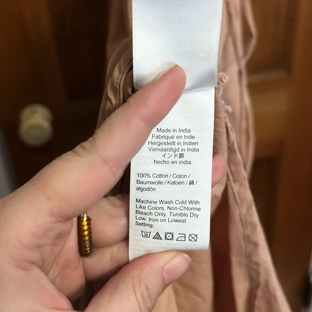 j.crew side cut-out 100% cotton poplin maxi dress